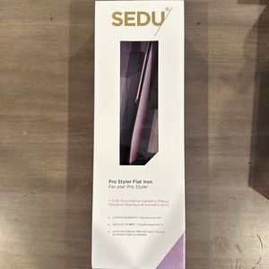 Sedu Pro Styler Tourmaline Ceramic Professional 1" Flat Iron Purple- NIB